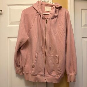 American Eagle Outfitters Pink zip up Hoodie